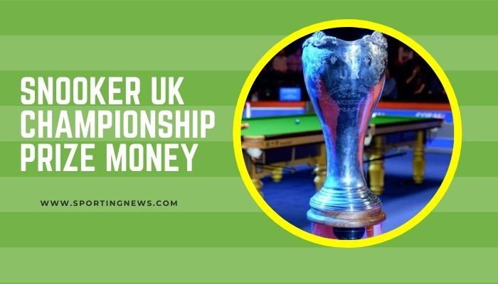 Snooker UK Championship 2022 Prize Money