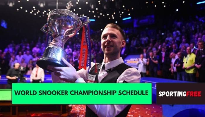 World Snooker Championship 2022 Schedule