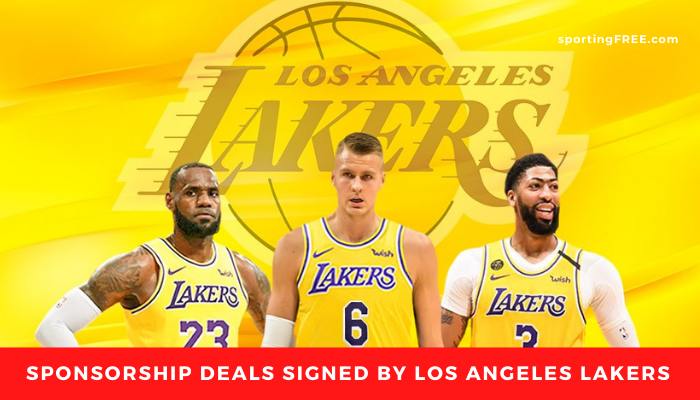 Sponsorship Deals Signed by Los Angeles Lakers