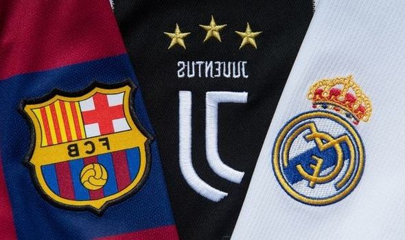 دوري أبطال أوروبا UEFA إلى حظر برشلونة وريال مدريد ويوفنتوس