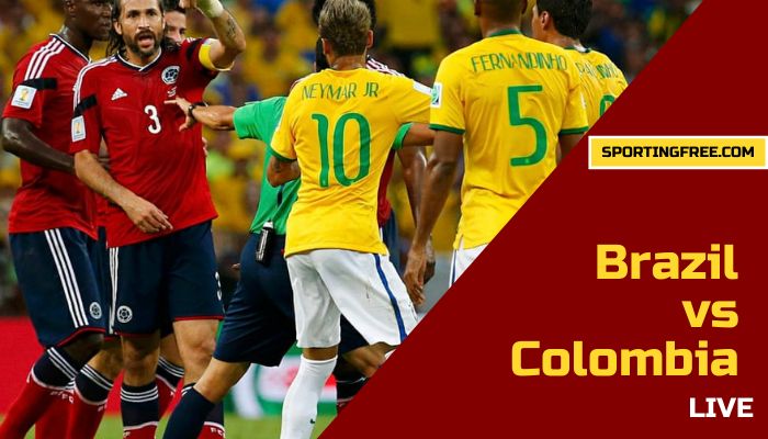 Brazil vs Colombia live stream