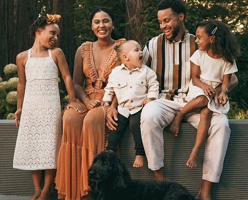 Stephen Curry kids Riley, Ryan, and Canon
