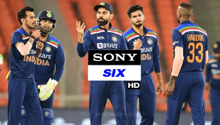 Sony Six live cricket streaming
