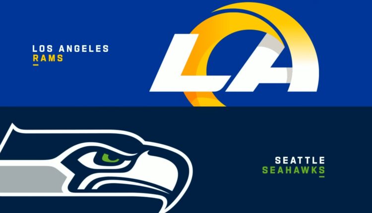 Los Angeles Rams vs. Seattle Seahawks Logos