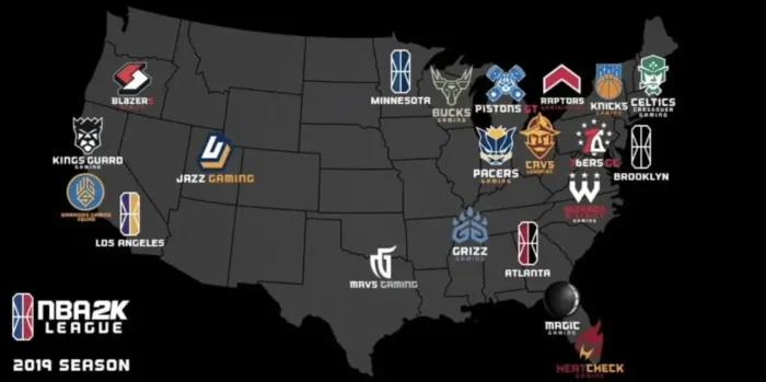 USA Map Expansion Draft with Logos